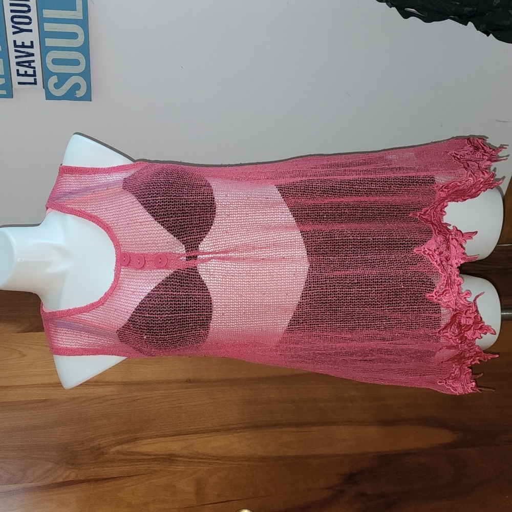 Simply Noelle Swimsuit Cover-Up Coral Pink